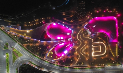 360°高空俯瞰梅州“两馆”亮灯，是如此的梦幻！ 将于7月试运营