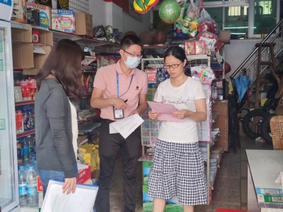 梅江区开展中小学校周边环境综合排查整治