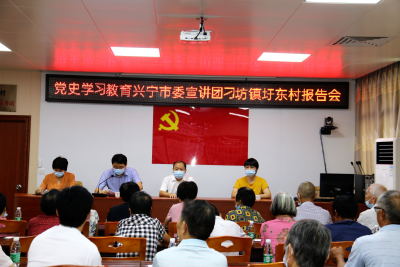 学习动态丨兴宁刁坊镇圩东村开展党史学习教育宣讲报告会