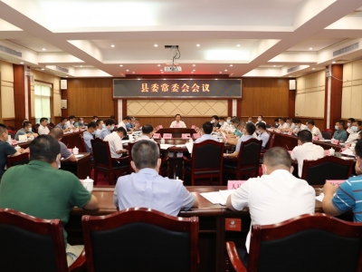 丰顺县委常委会召开会议：深入学习贯彻习近平总书记重要讲话精神