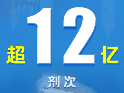 全国新冠疫苗接种剂次超12亿