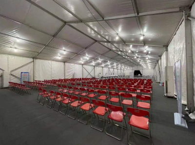彰显梅州速度！政企携手，15个小时搭建疫苗临时接种点