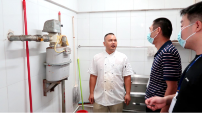 “燃气检漏是否定期开展...”广东嘉城建设集团组织开展燃气安全检查