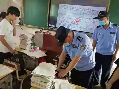 清查管制刀具 保障校园平安！梅县区公安开展校园清查整治行动