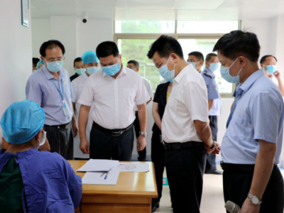 朱汉东带队检查疫情防控和高考备考工作：严格落实疫情防控措施 做细做实服务保障工作