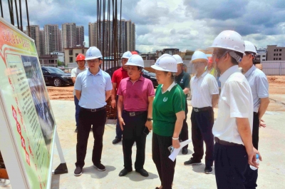 蓝伟东到大埔县调研挂钩联系重点项目建设情况：加快工程进度 确保项目安全