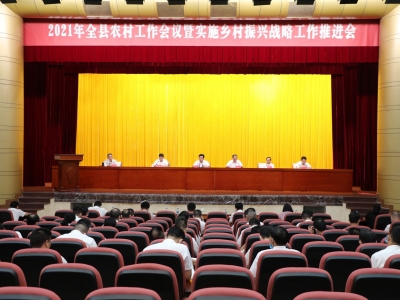 大埔召开2021年全县农村工作会议暨实施乡村振兴战略工作推进会