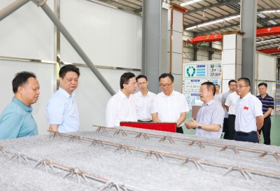 黄文沐、温向芳到蕉岭调研装配式建筑发展等工作：加快发展装配式建筑 壮大绿色建材产业
