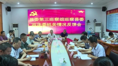 平远县召开县委第十一轮巡察及“回头看”情况反馈会