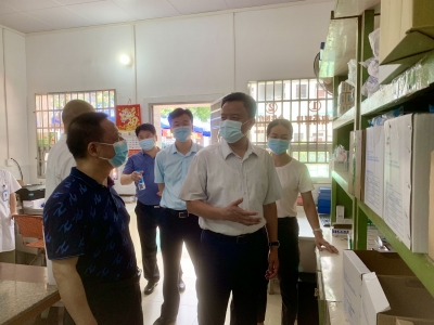 王庆利到梅县区检查防疫防汛保安全工作：防患未然 筑牢安全防线
