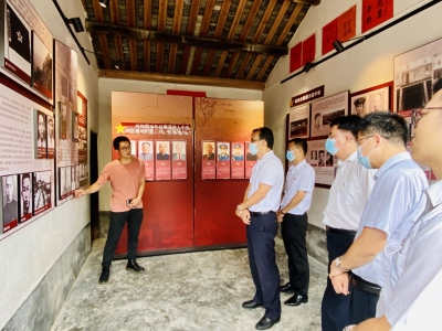 学习动态丨曾尚忠率队到大埔开展党史学习教育主题党日活动