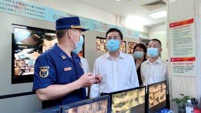 黄文沐检查调研安全生产、消防安全及“三防”工作：抓好防汛备汛 强化消防安全