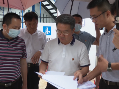 ​朱少辉到建筑工地、地质灾害点、水库等检查防汛工作