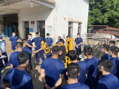 梅州市消防救援支队开展易燃易爆场所熟悉演练