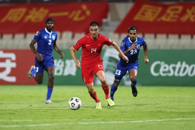 国足5：0大胜马尔代夫，出线命运攥在自己手里！刘彬彬打入国家队个人首球
