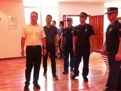 平远领导走访慰问县消防大队并检查安全生产工作