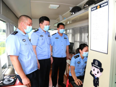 赖宽带队检查督导大埔高考考点安保服务工作