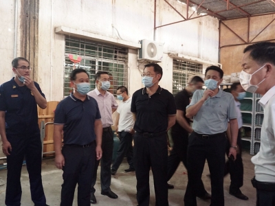 宁惠军、陈元星到兴宁市检查督导安全生产和“三防”工作：压紧工作责任 守住安全底线