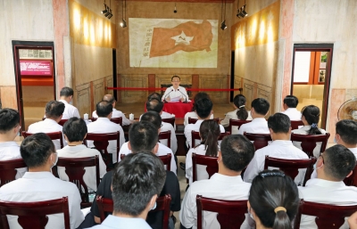 陈敏参加所在党支部主题党日活动并讲党课：讲好红色故事 赓续红色血脉