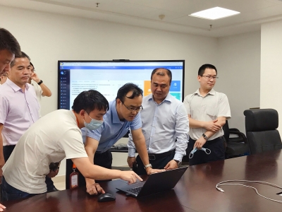 曾尚忠调研数字政府和信息技术应用创新工作：政企携手共促数字政府建设