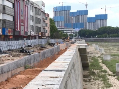 预计9月底前全面完工！丰顺汤坑镇这段堤路建设全力推进中