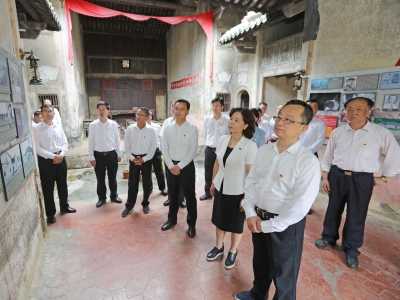 省委党史学习教育巡回指导组来梅开展督导调研：推动党史学习教育取得新的更大成效