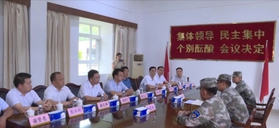 廖茂忠率队到建桥、丰良开展“八一”拥军慰问活动