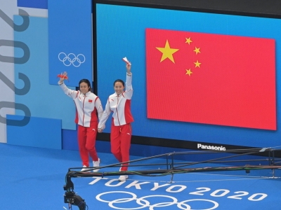 第4金！跳水“梦之队”施廷懋王涵3米板双人收金