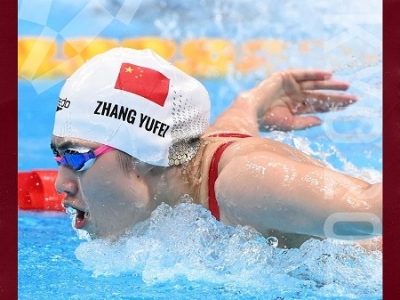 再添一枚奖牌！张雨霏夺得女子100米蝶泳银牌
