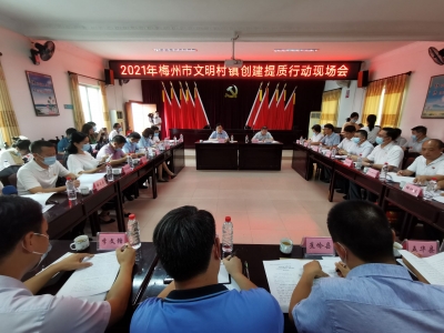 梅州召开全市文明村镇创建提质行动现场会：创建文明村镇 助力乡村振兴