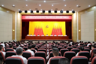 大埔县学习贯彻习近平总书记在庆祝中国共产党成立100周年大会上重要讲话精神干部动员大会召开