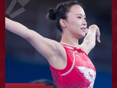 包揽金银！朱雪莹、刘灵玲分获女子蹦床冠亚军