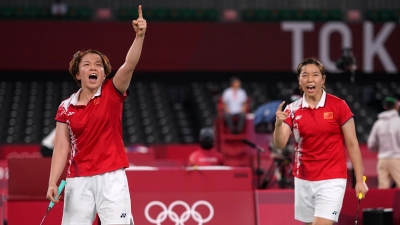 梅州妹子陈清晨强势进八强！东京奥运会羽毛球女双小组赛收拍