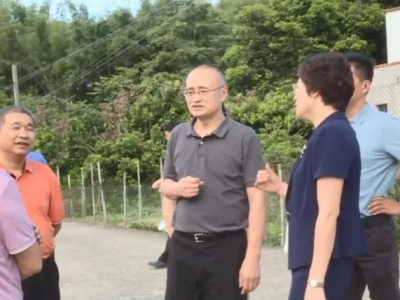 省水利厅领导到丰顺县督导农村集中供水全覆盖攻坚行动工作