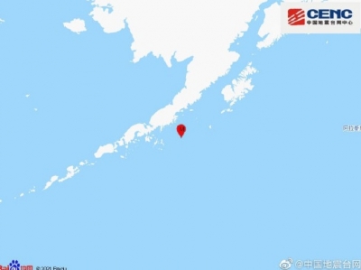 美国阿拉斯加州以南海域发生8.1级地震