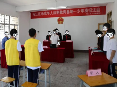 零距离学法！“青少年模拟法庭”开庭