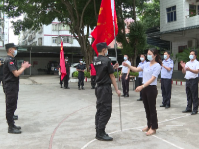 五华县综合应急大队团支部揭牌