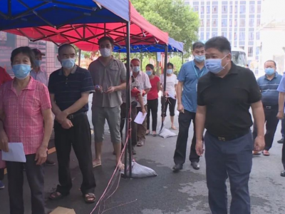 吴晖率队调研疫情防控工作