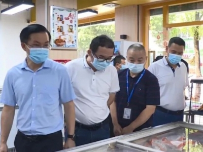 李吉祥率队在丰顺开展进口冷链、餐饮场所疫情防控督导检查
