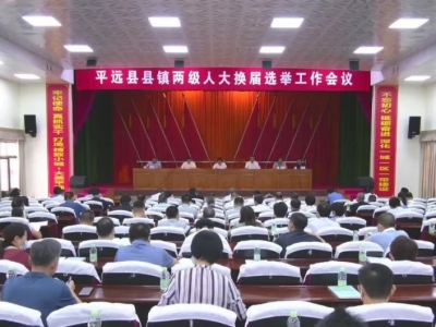 平远县召开全县县镇两级人大换届选举工作会议