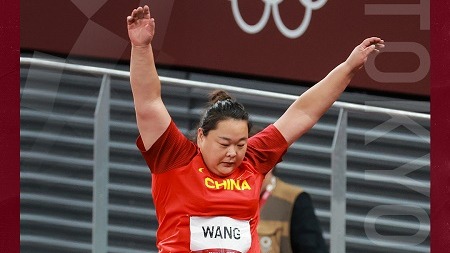 赛季最佳成绩！王峥获得东京奥运会女子链球银牌！