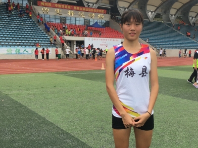 市运会专访丨梁佳莹：希望在田径赛场上一直跑下去