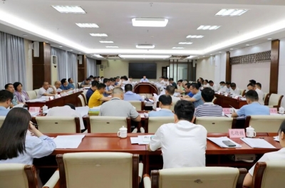 熊锋松主持召开大埔县政府党组（扩大）会议和常务会议