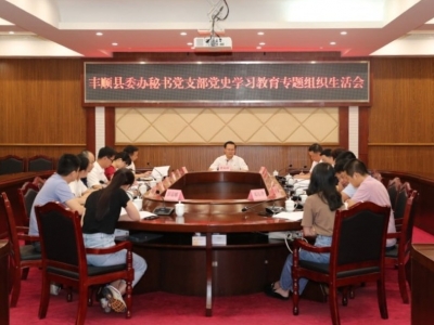 曾永祥到所在党支部参加专题组织生活会