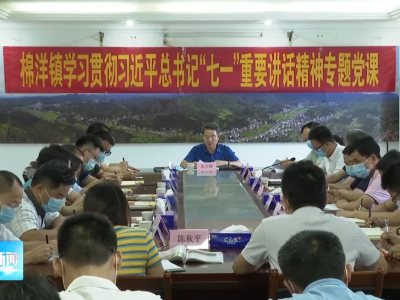 朱少辉到棉洋镇作党史专题党课辅导学习