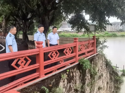 赖宽到大埔基层所队检查疫情防控、安全生产和三防工作