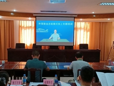 助力跨境电商产业发展！梅州开展外贸新业态新模式线上专题培训