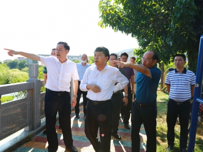 宋才华、洪国华率队到兴宁黄陂镇调研督导