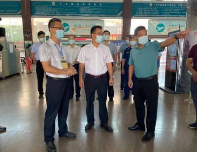 廖茂忠率队开展安全生产检查和疫情防控工作督查