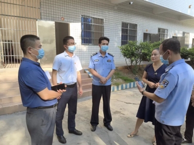 吴东海到蕉岭县集中隔离点督导检查疫情防控工作